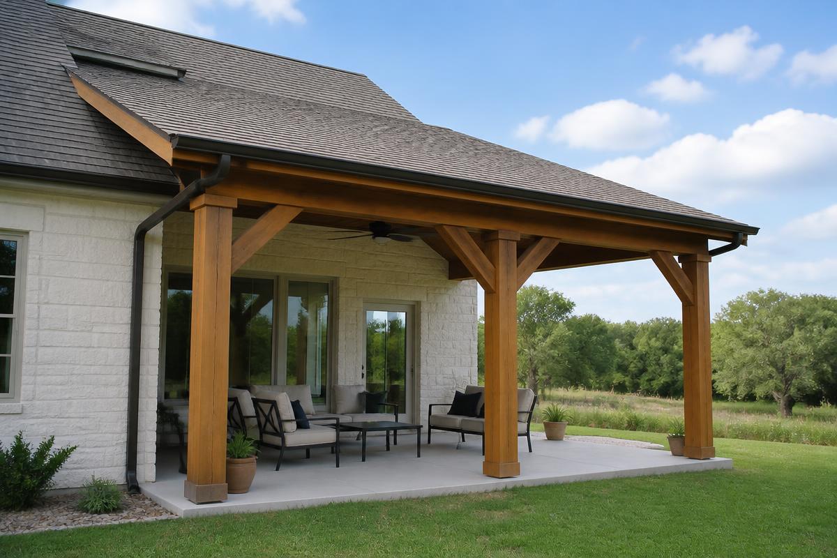Patio Covers by A Plus Fence & Construction in New Braunfels, Texas